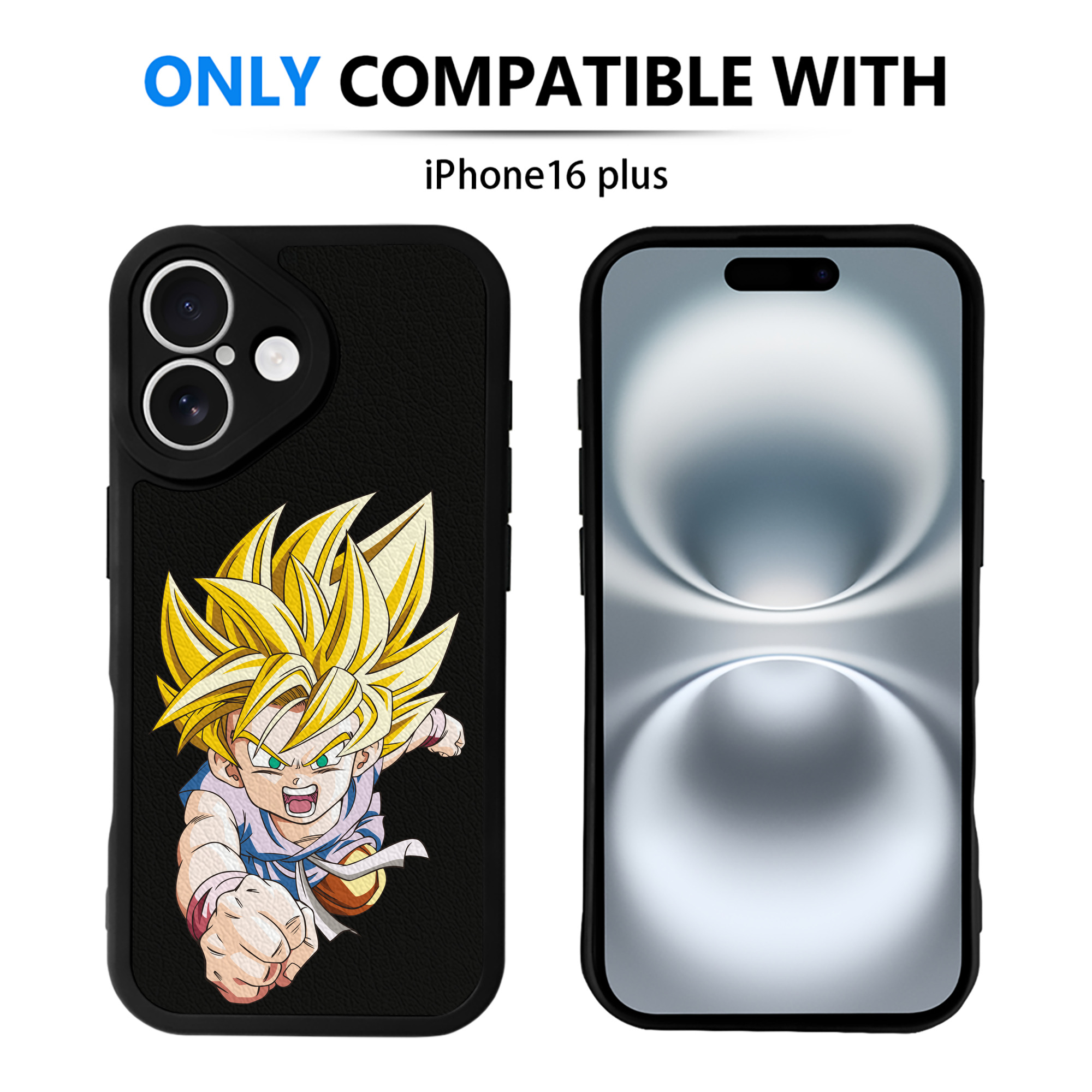 （画像用） ドラゴンボール ベジット DRAGON BALL Vegetto 【iPhone 16シリーズ対応】シリコンスマホケース（レザー調） 材質：シリコン